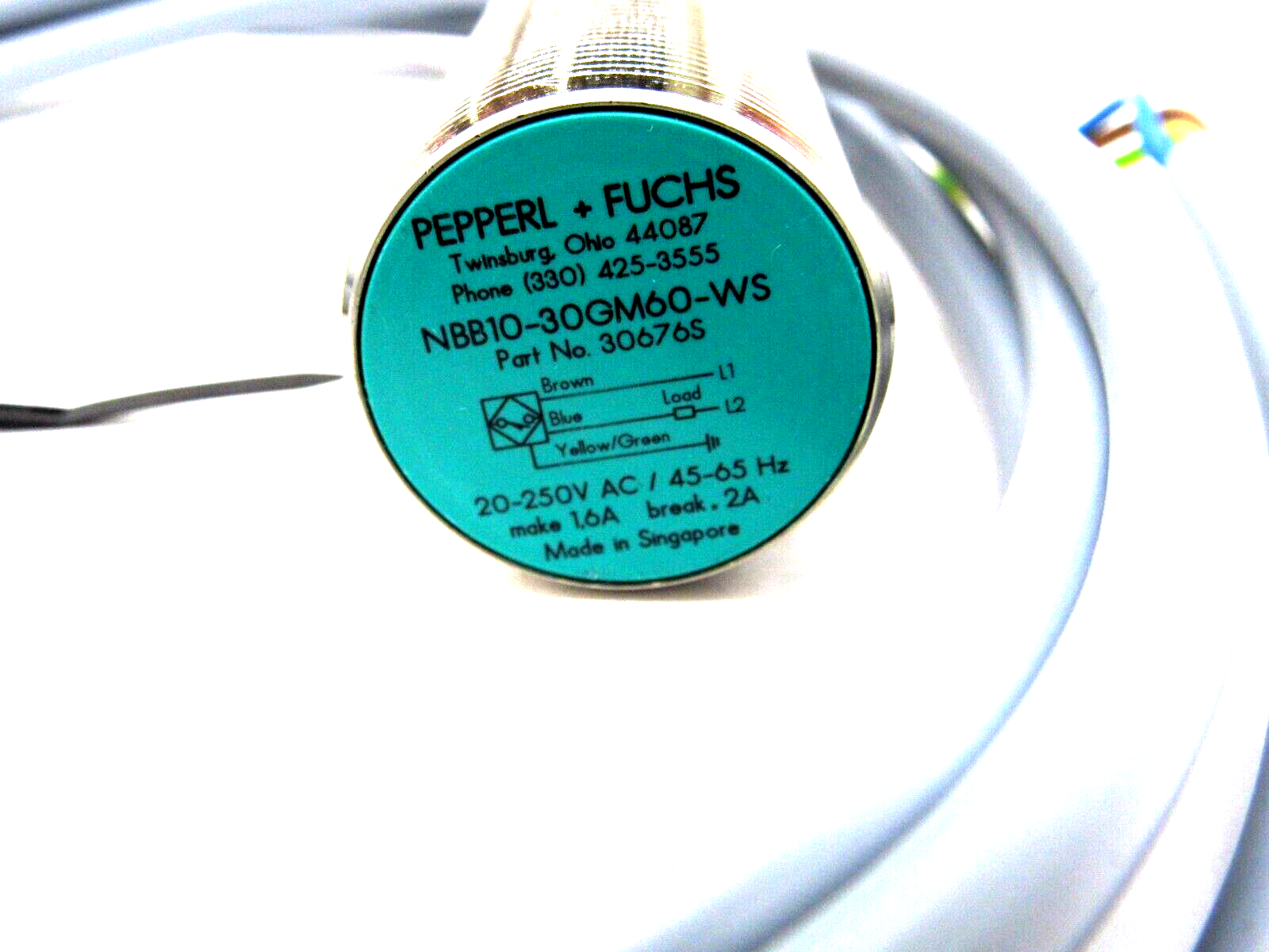 NEW PEPPERL & FUCHS NBB10-30GM60-WS PROXIMITY SWITCH 30676S NBB1030GM60WS - Image 4