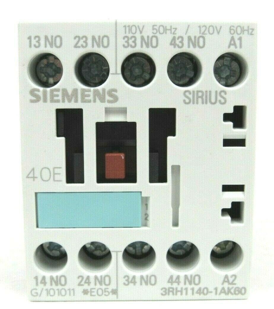 NEW SIEMENS 3RH1140-1AK60 CONTACTOR RELAY 3RH11401AK60 - Image 3