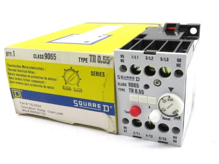 NEW SQUARE D 9065-TR055 OVERLOAD RELAY 9065TR055