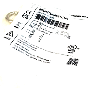 NEW TURCK BI8U-M18-RP6X-H1141 SENSOR 1644750 BI8UM18RP6XH1141