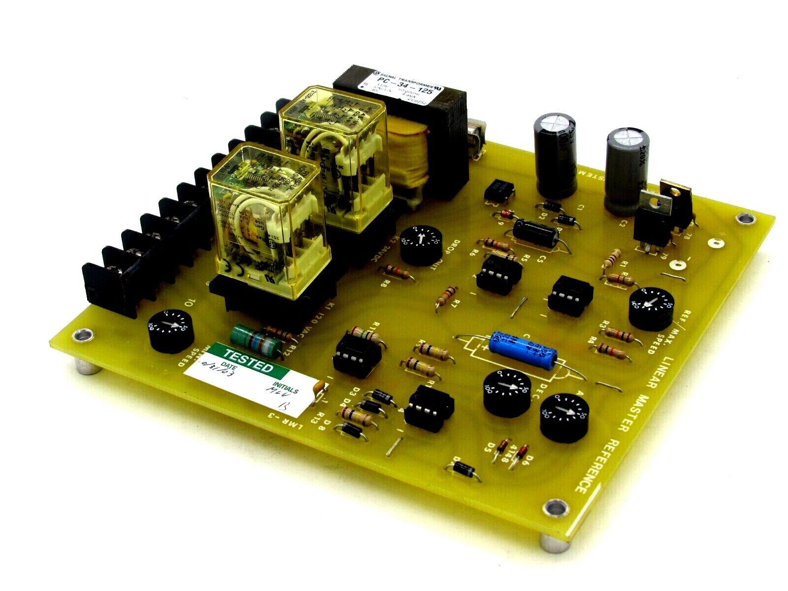 USED ELECTRIC SYSTEMS INC LMR-3 LINEAR MASTER BOARD LMR3