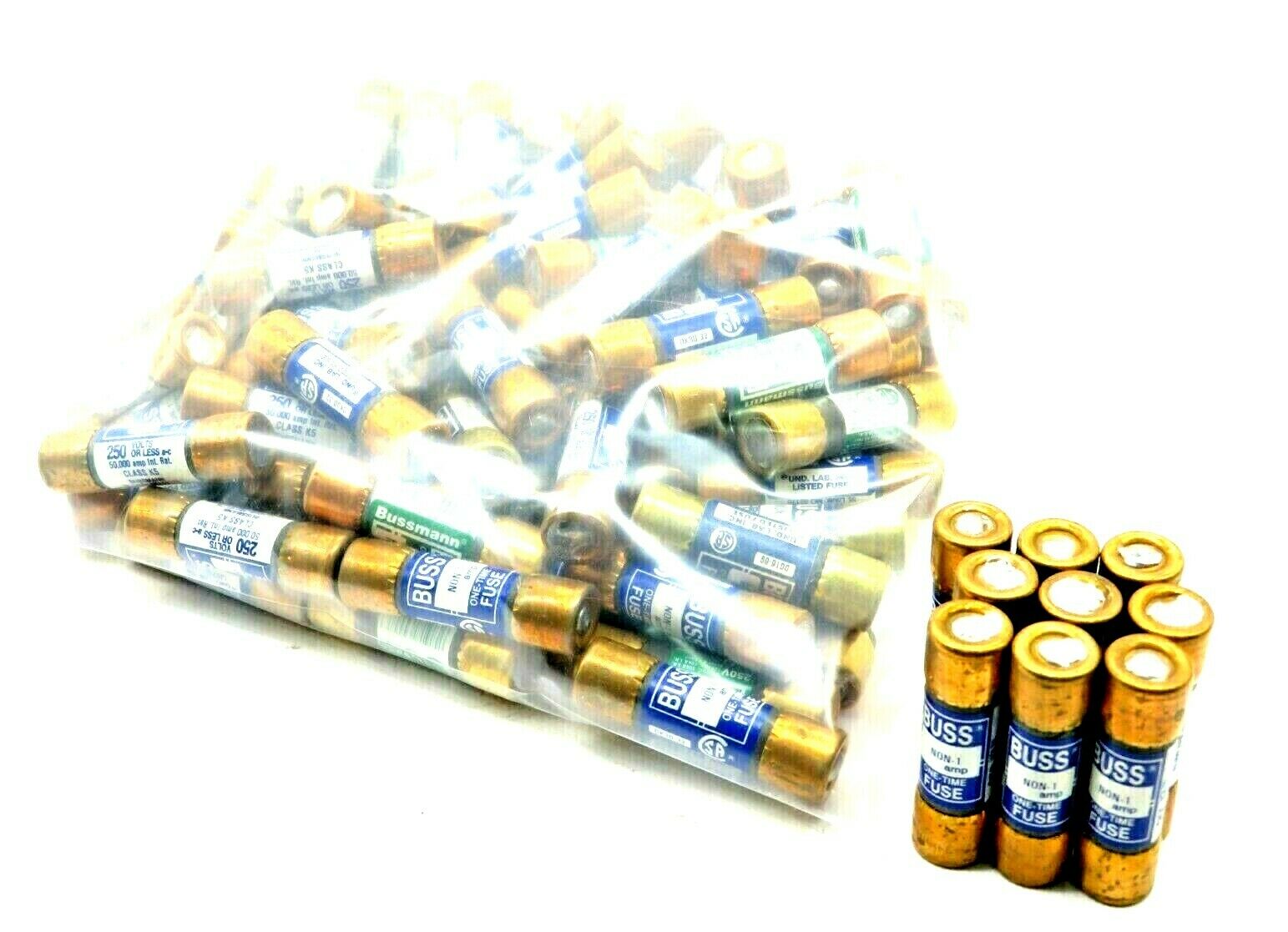 107 NEW BUSSMANN NON1 FUSES NON1 SB Industrial Supply, Inc.