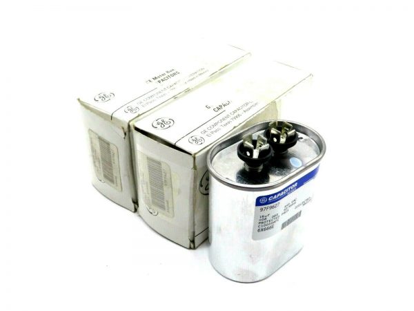 2 NEW GENERAL ELECTRIC 97F9627 CAPACITOR 15UF 440VAC 50/60HZ