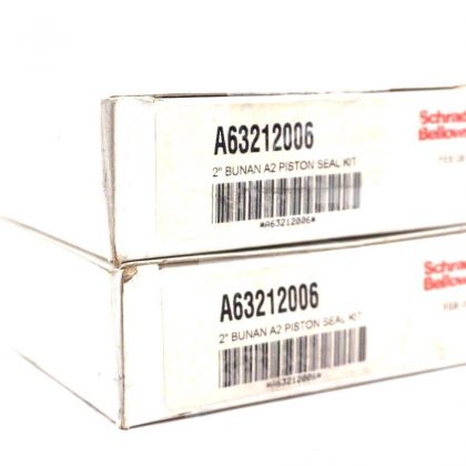 2 NEW SCHRADER BELLOWS A63212006 PISTON SEAL KITS 2" BUNA A2