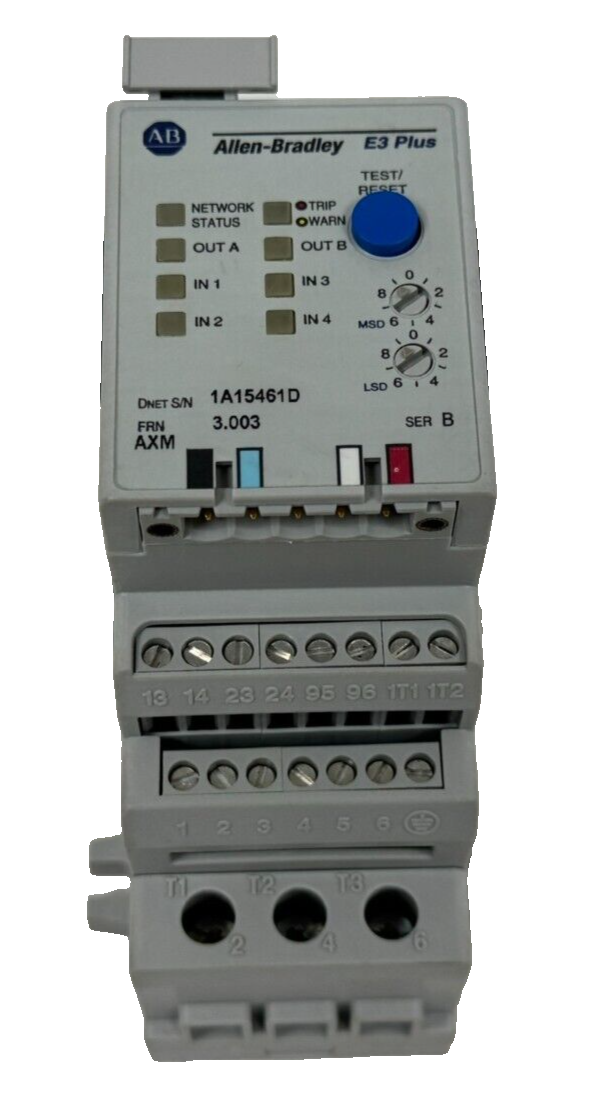 592-EC2AC DEVICENET OVERLOAD RELAY SER. B 1-5A E3 PLUS PRE-OWNED UNUSED SURPLUS - Image 4