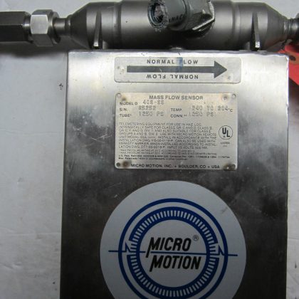 MICRO MOTION D  40S-SS FLOW SENSOR