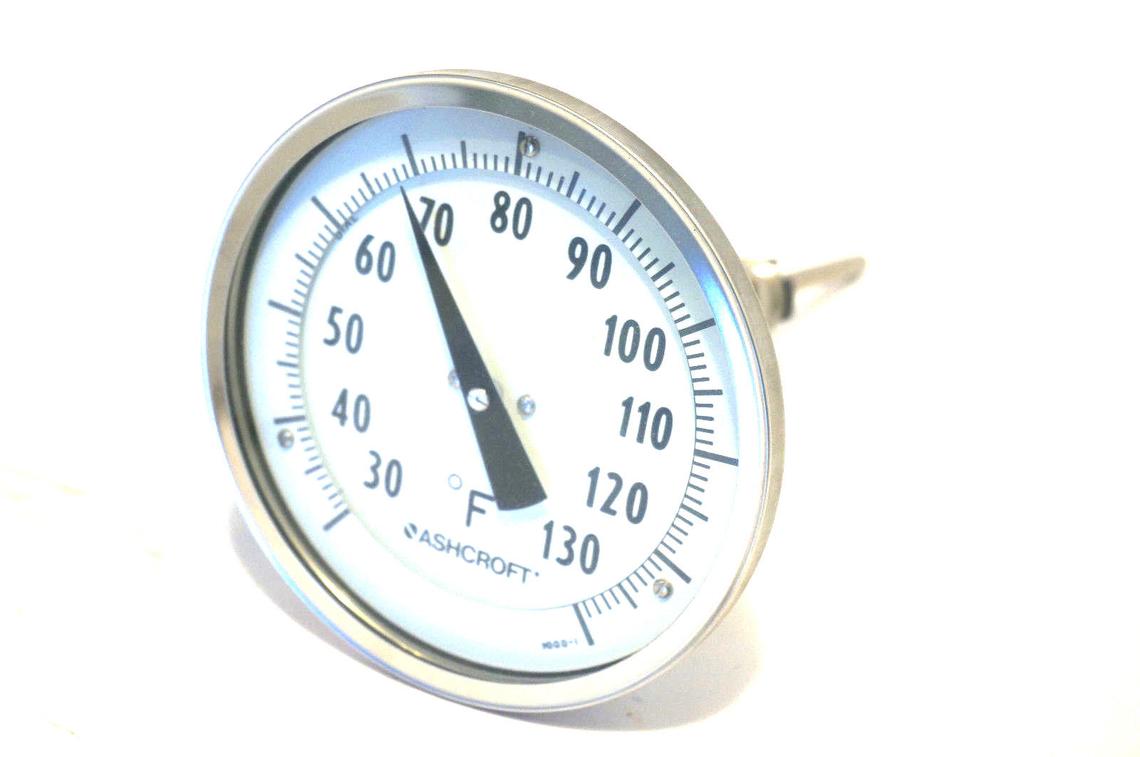 NEW ASHCROFT 50EI42E040 30/130F BIMETAL THERMOMETER 5'' 50EI42E040