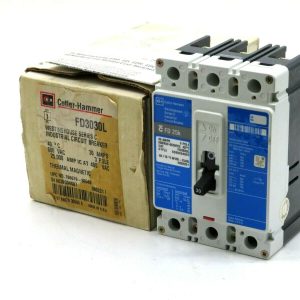 NEW CUTLER HAMMER FD3030L CIRCUIT BREAKER 30AMP 3 POLE 600VAC SERIES C
