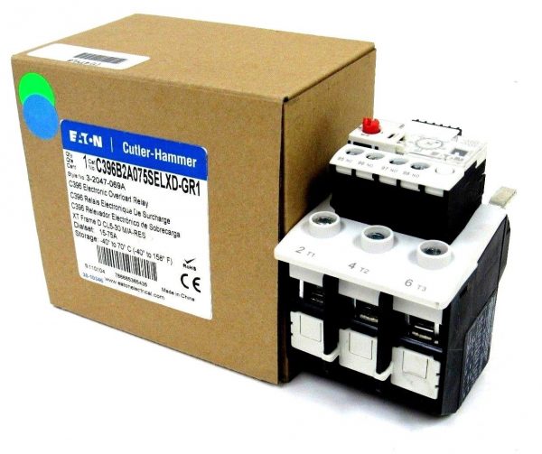 NEW EATON C396B2A075SELXD-GR1 OVERLOAD RELAY C396B2A075SELXDGR1