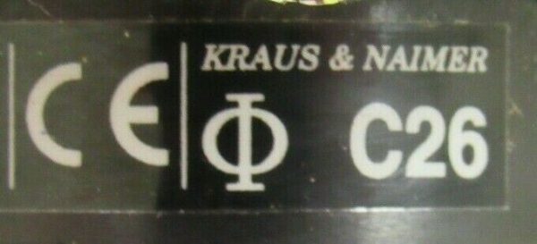 NEW KRAUS & NAIMER C315 ROTARY CAM SWITCH USB082-01 L61030/001 C26 US0301 - Image 5