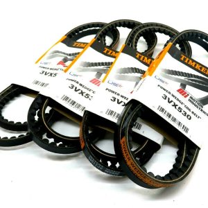 NEW LOT OF 4 TIMKEN 3VX530 POWER-WEDGE COG BELT