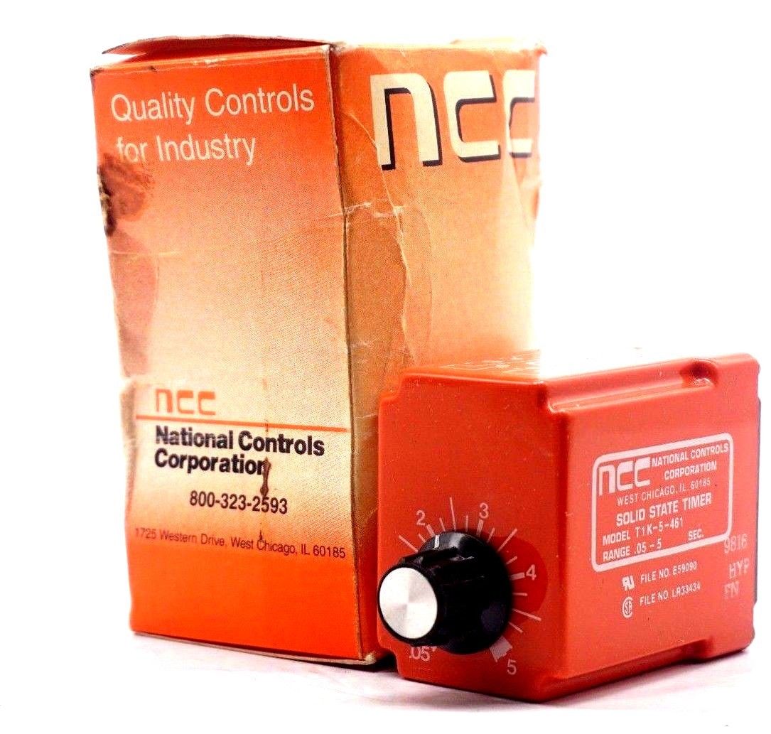 NEW NCC T1K-5-461 SOLID STATE TIMER T1K5461 - SB Industrial Supply, Inc.
