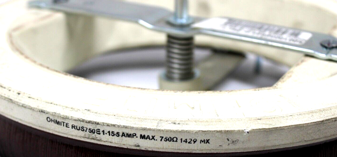 NEW OHMITE RUS750E1 MODEL U RHEOSTAT - SB Industrial Supply, Inc.