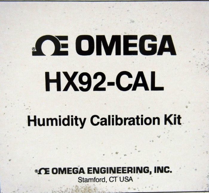 NEW OMEGA HX92-CAL HUMIDITY CALIBRATION KIT HX92CAL - Image 4