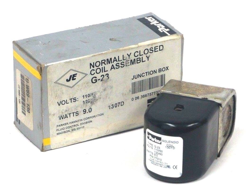 NEW PARKER TYPE G23 SOLENOID COIL 1307D , 77310 SB Industrial