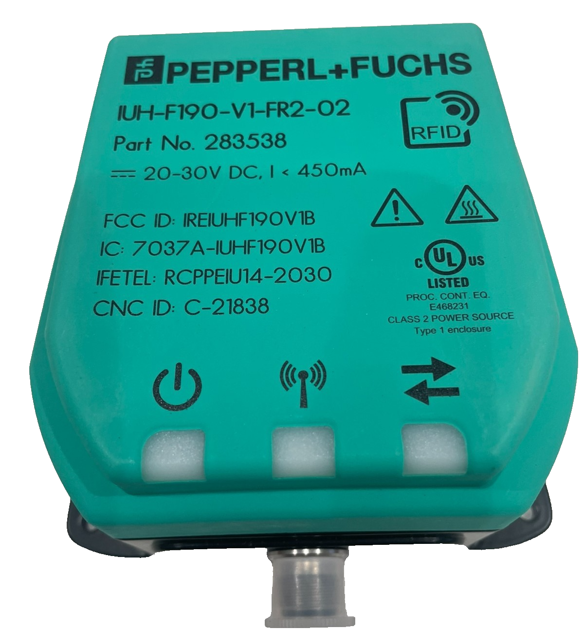 NEW PEPPERL+FUCHS 283538 READ/WRITE DEVICE IUH-F190-V1-FR2-02 - Image 3