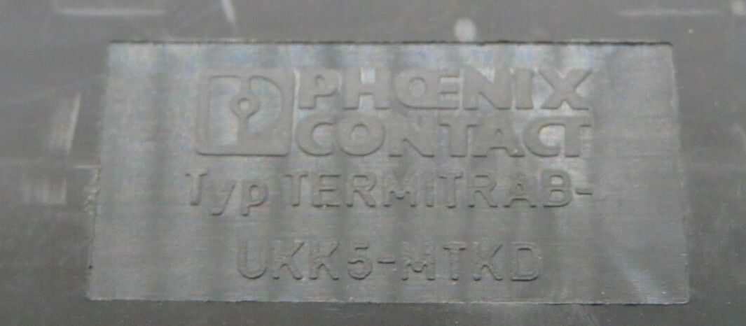 NEW PHOENIX CONTACT TERMITRAB-UKK5-MTKD TERMINAL BLOCK TERMITRABUKK5MTKD - Image 3