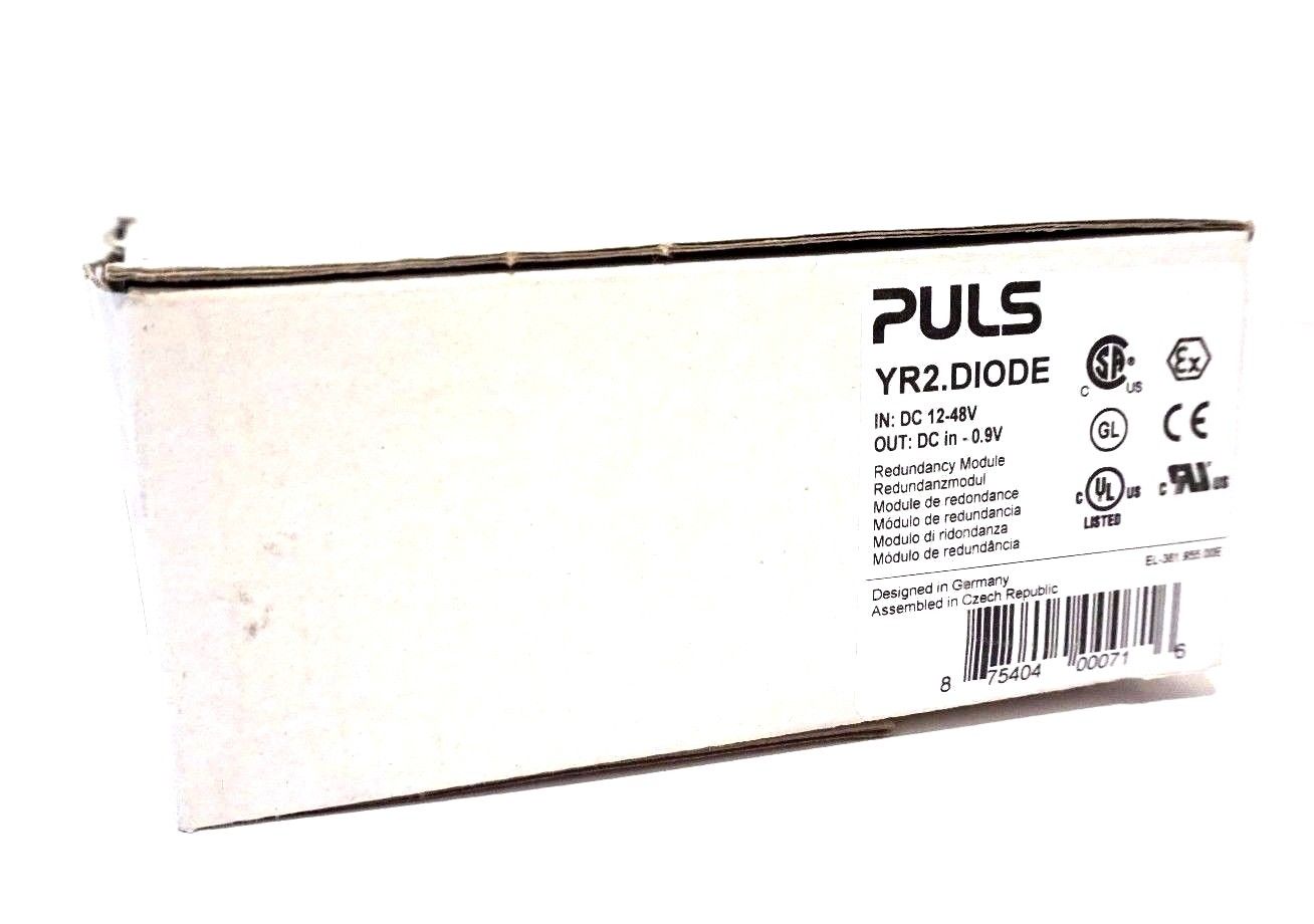 NEW PULS YR2.DIODE REDUNDANCY MODULE YR2DIODE