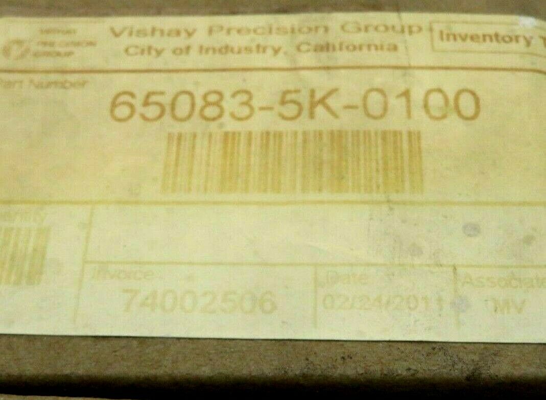 NEW SENSORTRONICS 65083-5K-0100 LOAD CELL 650835K0100 - Image 5