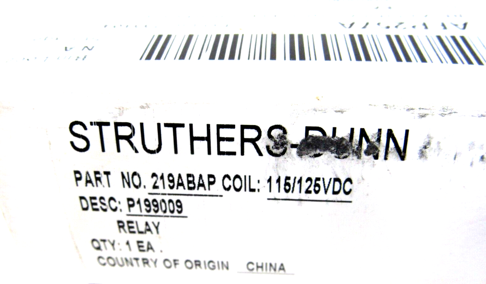 NEW STRUTHERS-DUNN 219ABAP RELAY 115/125VDC 219ABAP - Image 5