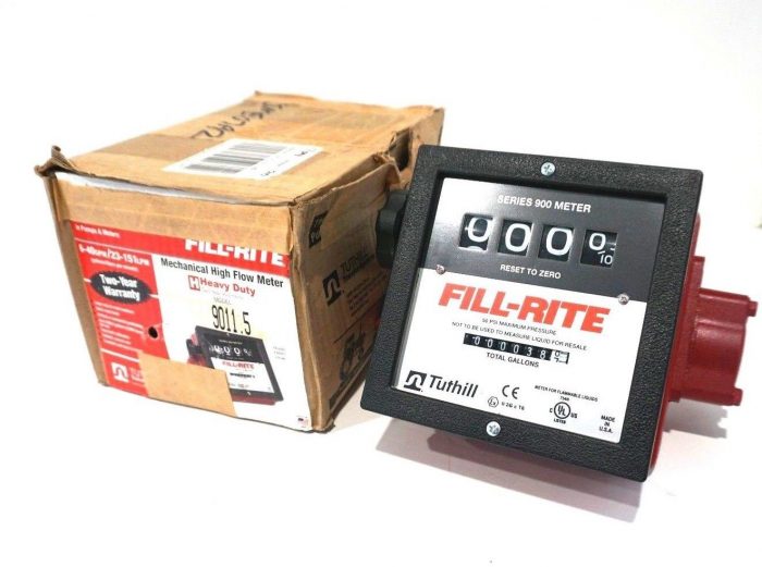 NEW TUTHILL SERIES 900 FLOW METER MODEL 9011.5