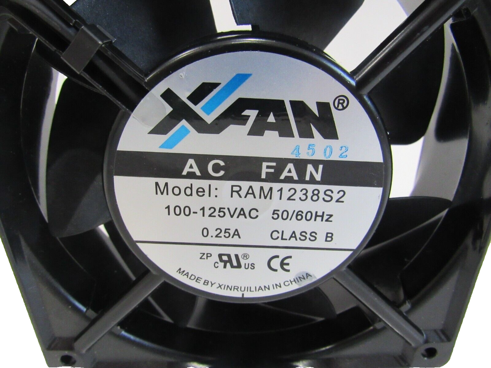 NEW XINRUILIAN RAM 1238S2 AC FAN 100-125VAC 50/60HZ - Image 3