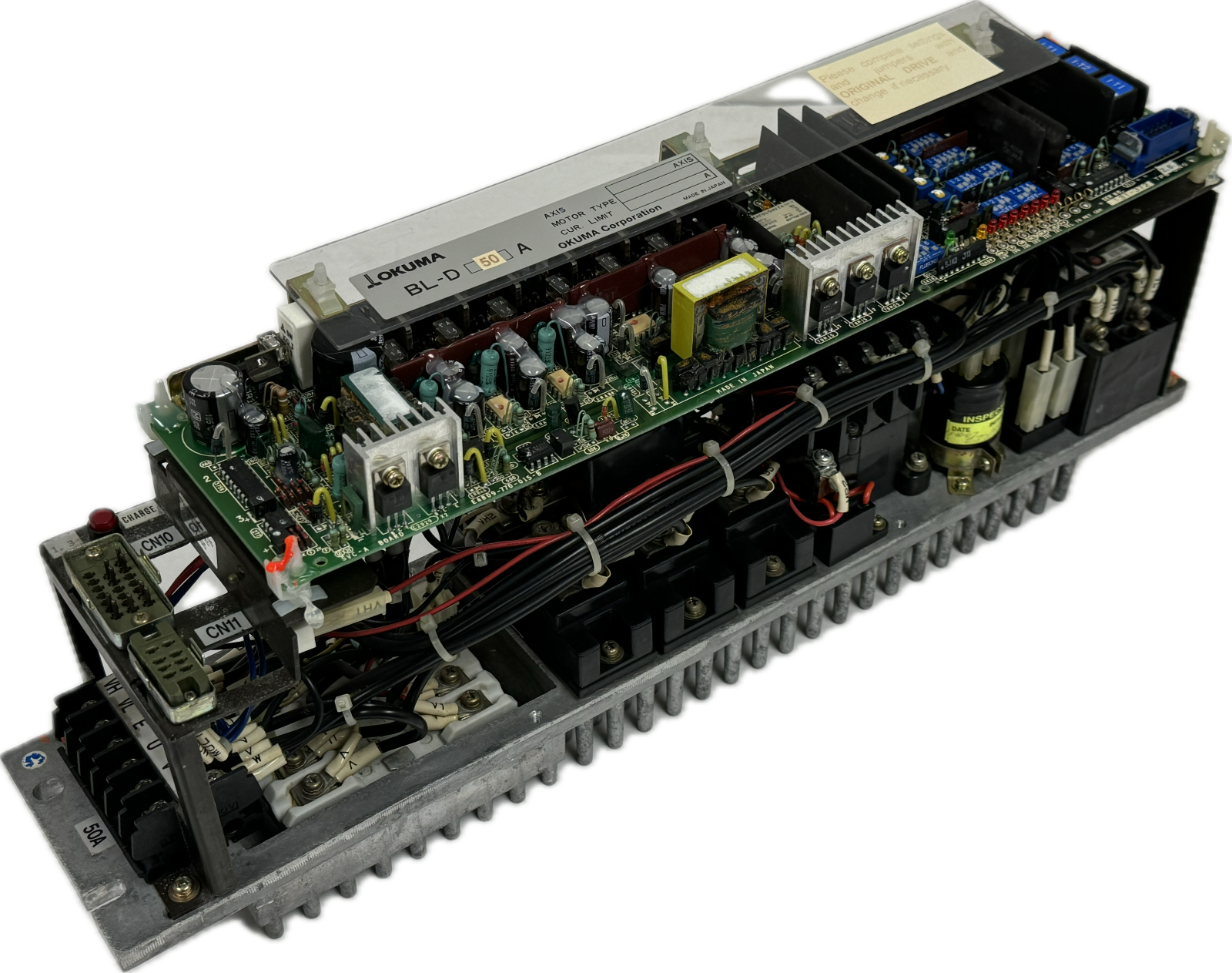 OKUMA BL-D50A SERVO DRIVE E4809-770-015-B 50AMP BLD50A REFURBISHED