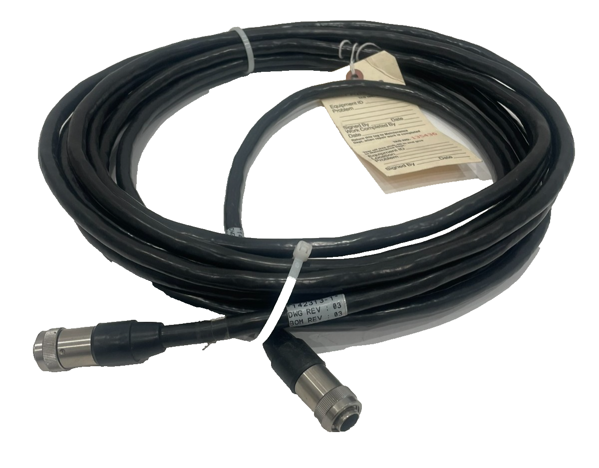 REPAIRED YASKAWA UNBRANDED 142313-1 TEACH PENDANT CABLE 1423131