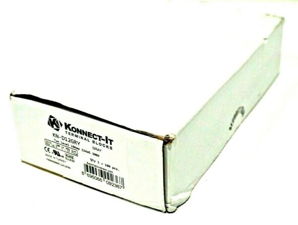 100 NEW AUTOMATION DIRECT KN-D12GRY TERMINAL BLOCKS KND12GRY