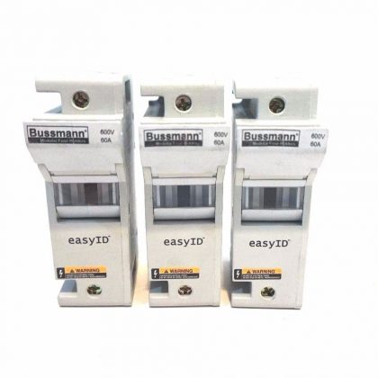 3 NEW BUSSMANN CH60J1 FUSE HOLDERS