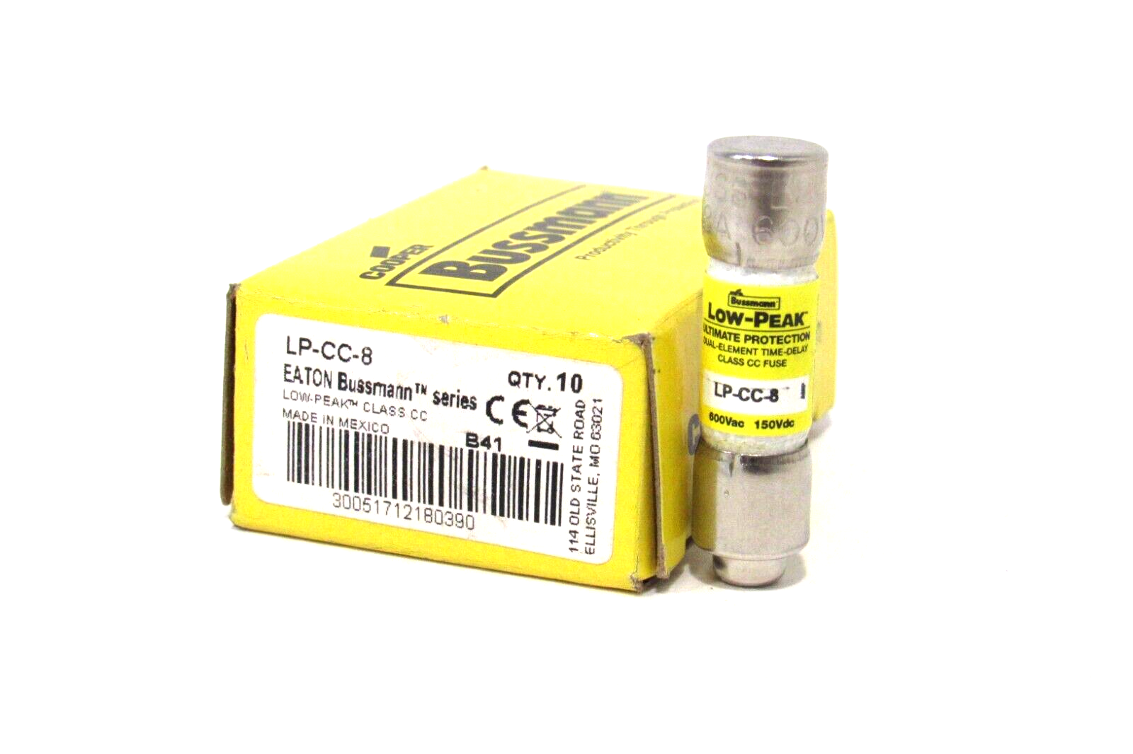 BOX OF 10 NEW LP-CC-8 FUSES LPCC8 – SB Industrial Supply, Inc.
