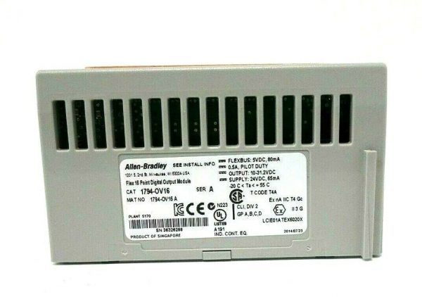 NEW ALLEN BRADLEY 1794-OV16 OUTPUT MODULE SER.A 1794OV16 - Image 3