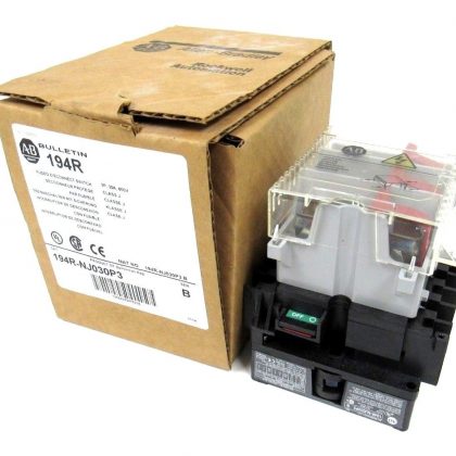 NEW ALLEN BRADLEY 194R-NJ030P3 FUSED DISCONNECT SWITCH SER B 194RNJ030P3