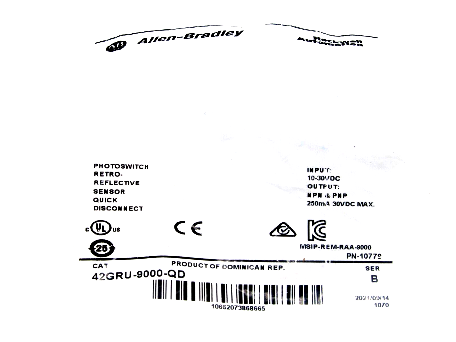 NEW ALLEN BRADLEY 42GRU-9000-QD PHOTOSWITCH 42GRU9000QD - Image 3