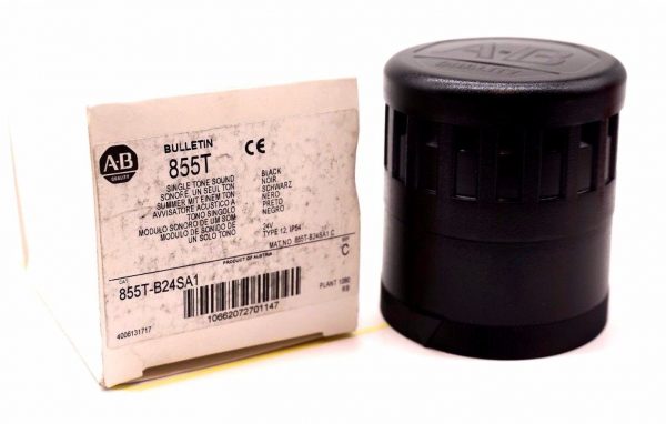 NEW ALLEN BRADLEY 855T-B24SA1 SINGLE TONE SOUND STACK LIGHT SER.C 855TB24SA1