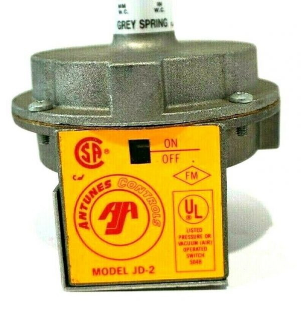 NEW ANTUNES CONTROLS JD-2 GREY PRESSURE SWITCH JD2 - Image 3