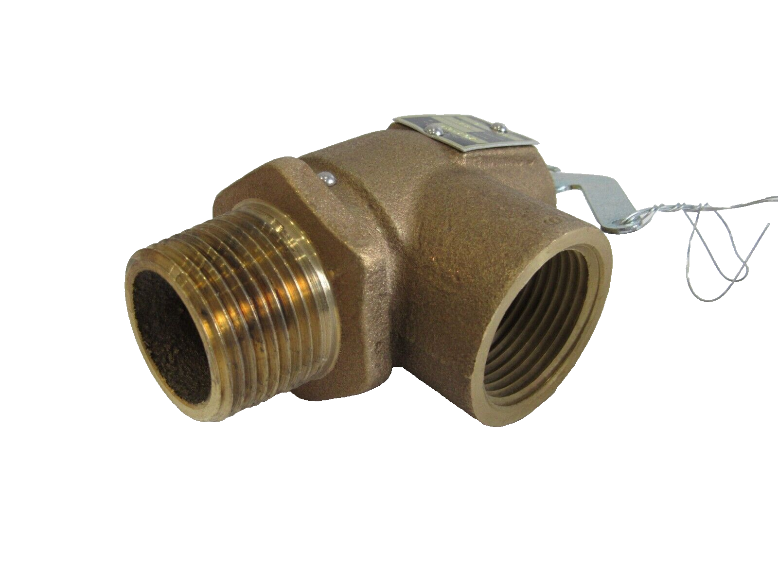 NEW APPOLO VALVES 13-202 POP SAFETY VALVE 3/4" 10PSI BRONZE RVS13-3410 13202 - Image 4