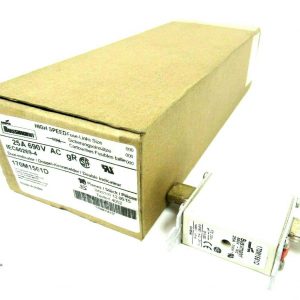 NEW BOX OF 5 BUSSMANN 170M1561D DUAL INDICATOR FUSE 25A 690VAC
