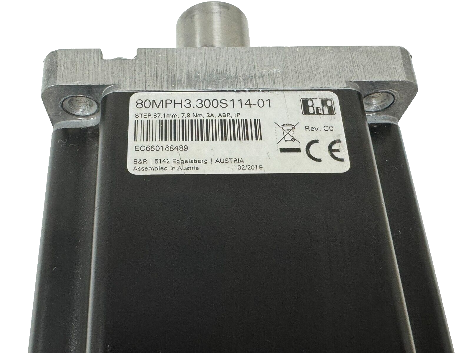 NEW B&R 80MPH3.300S114-01 STEPPER MOTOR 2-PHASE REV. C0 80MPH3300S11401 - Image 7