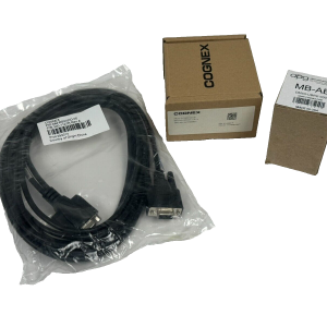 NEW COGNEX DMR-50X-00 BARCODE SCANNER W/ DM-RS232IO-00 & DM50-UBRK-000