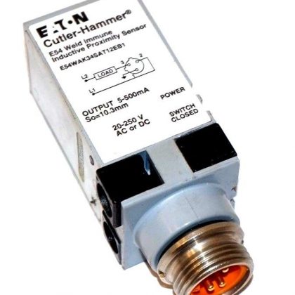 NEW EATON E54WAK34SAT12EB1 WELD IMMUNE INDUCTIVE PROXIMITY SENSOR
