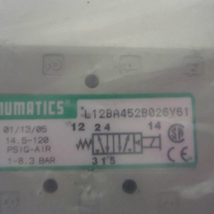 NEW NUMATICS L12BA452B026Y61 SOLENOID VALVE