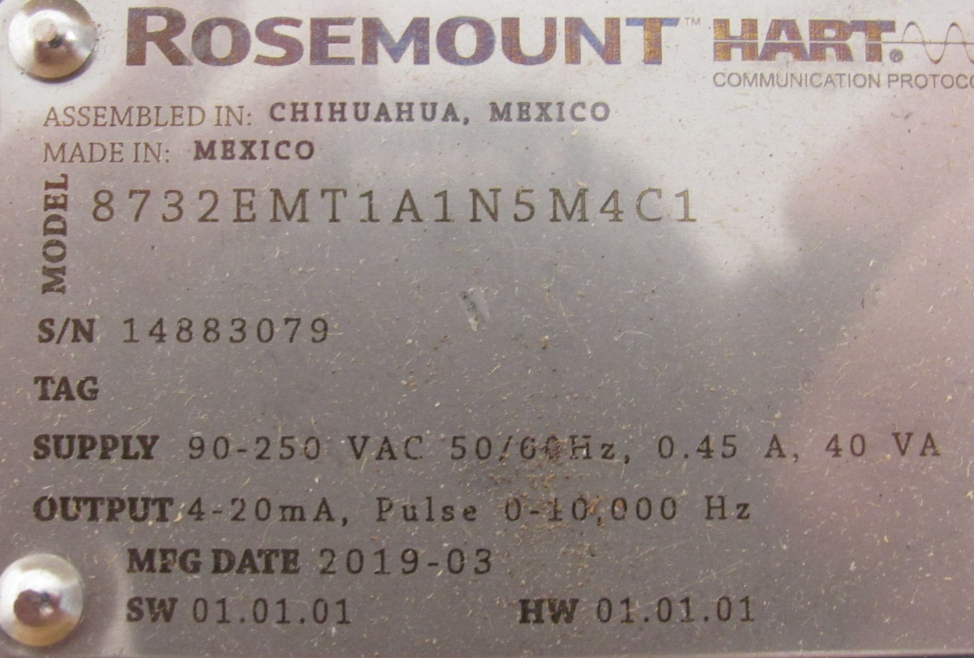 NEW ROSEMOUNT 8705TSA020C1M0N5B3Q4 FLOW METER 8732EMT1A1N5M4C1 - Image 5