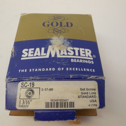 NEW SEALMASTER SC-19 BALL BEARING CARTRIDGE SC19