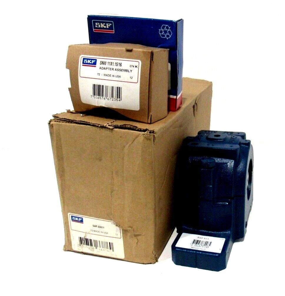 NEW SKF SAF-22511 PILLOW BLOCK BEARING SAF22511 - SB Industrial Supply ...