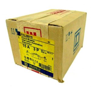 NEW SQUARE D FHL36015 CIRCUIT BREAKER 15A 3P