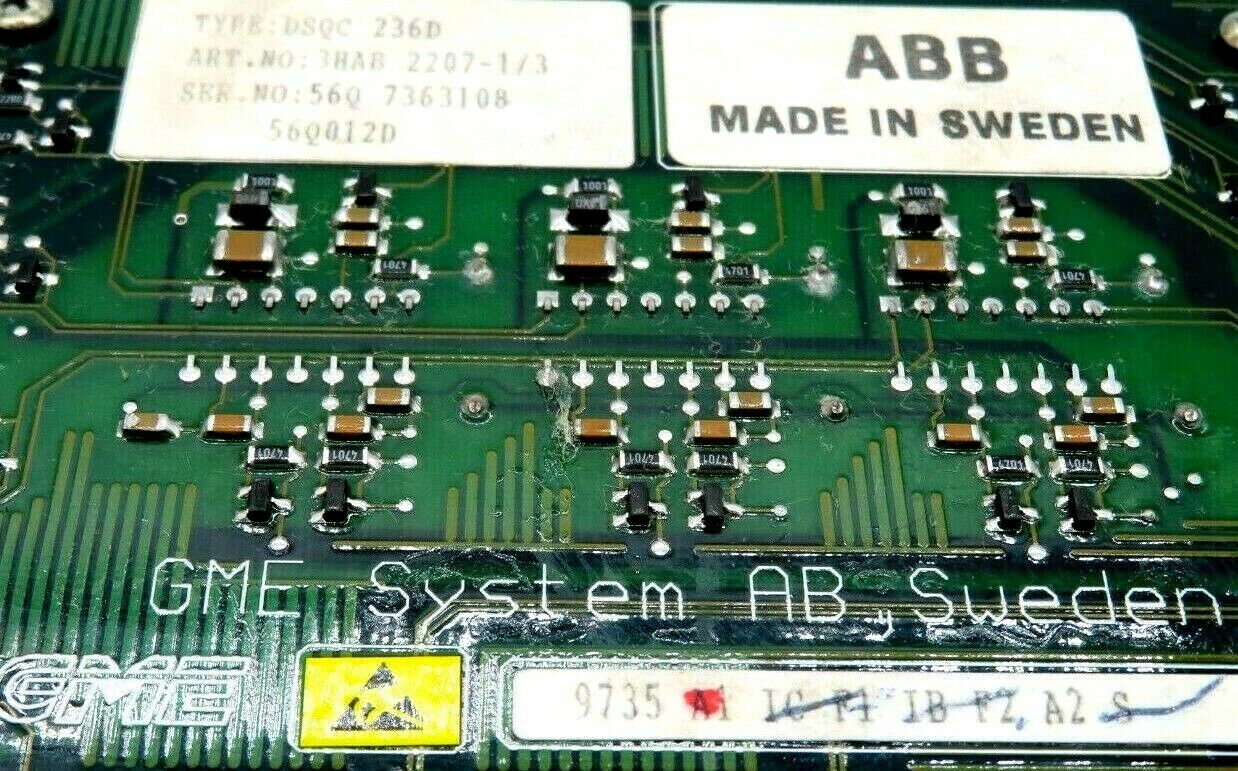 USED ABB DSQC-236D POWER SUPPLY BOARD 3HAB2207-1/3 DSQC236D - Image 6