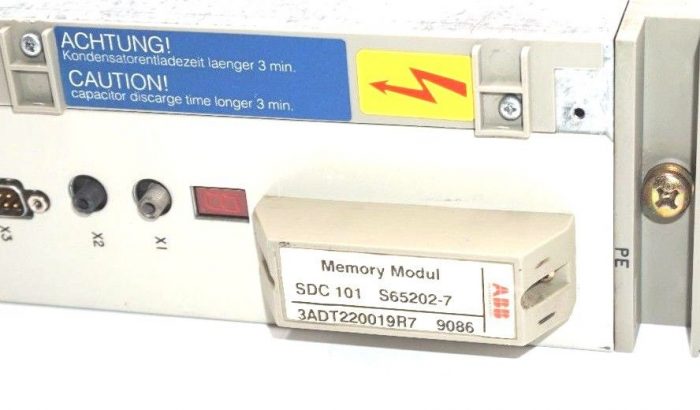 USED ABB SDC-101-S65202-7 SERVO DRIVE 3ADT220019R7 - Image 3