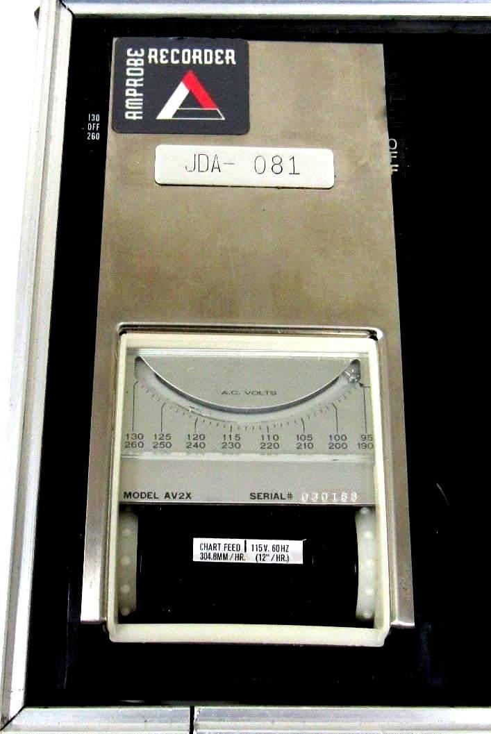 USED AMPROBE AV2X VOLTAGE CHART RECORDER - Image 3