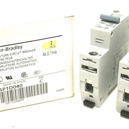 2 ALLEN BRADLEY 1492-SP1D040 CIRCUIT BREAKER 1492SP1D040